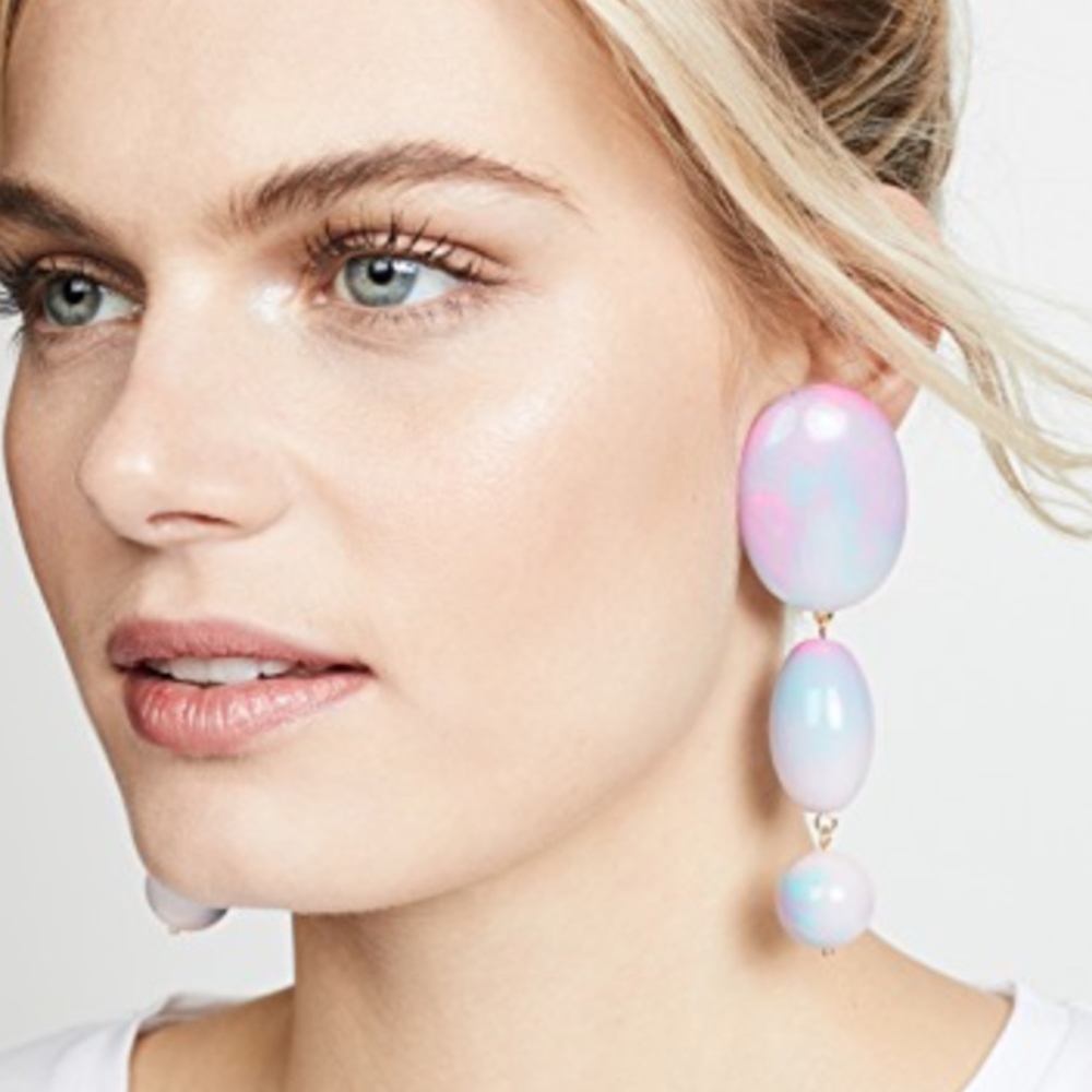 Lele Sodoughi Bubble Drop Earrings Never Worn